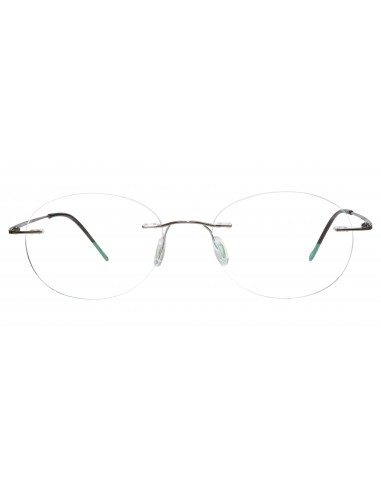 Oval Rimless 201966 Eyeglasses Véritable concentré